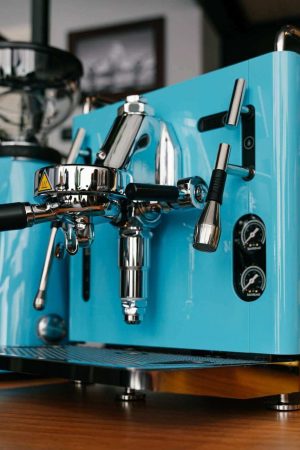 Kaffeemaschine Cube-blau